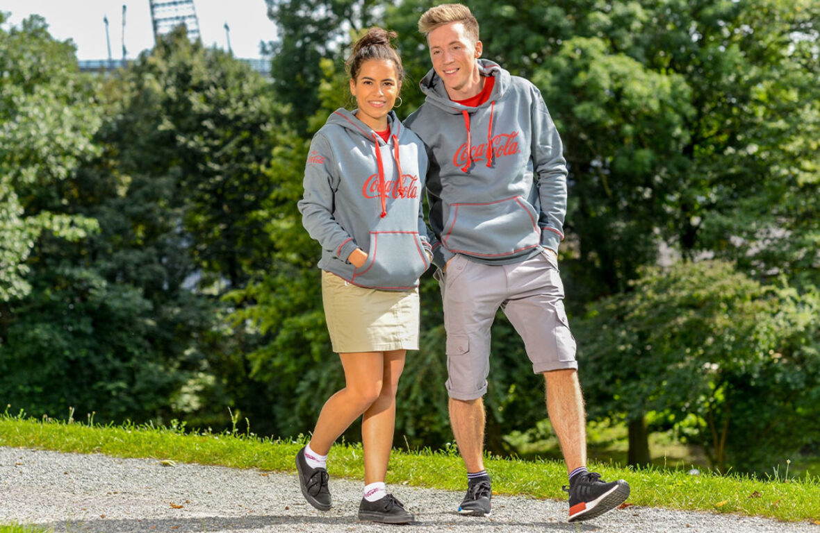 Werbetextilien Merchandising Hoodie